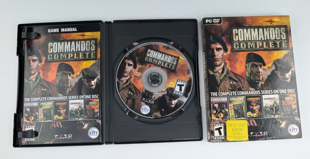Commandos Complete Series PC DVD-ROM CIB with Manual